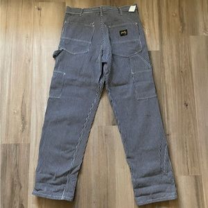 Stan Ray Hickory Stripe Carpenter Pants EUC